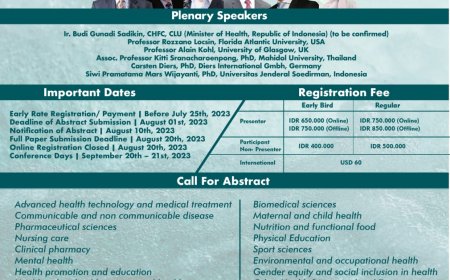 [20 - 21 September 2023] The 5th International Conference Health Sciences (ICHS) 2023