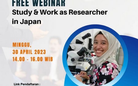 [30 April 2023] Study and Work as Researcher in JAPAN