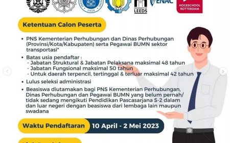[2 Mei 2023]  Beasiswa Pascasarjana Double Degree