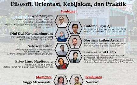 [ 1 Mei 2023 ] Wajah Pendidikan Kini: Filosofi, Orientasi, Kebijakan dan Praktik