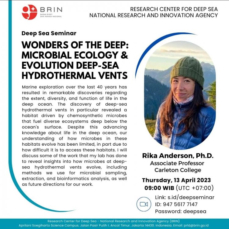 [13 April 2023 ] Microbial Ecology & evolution deep-sea hydrothermal vents