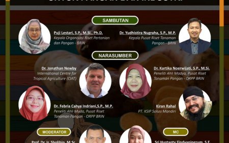 [ 9 Mei 2023 ] Pemberdayaan Ubi Kayu dan Ubi Jalar untuk Pangan dan Industri