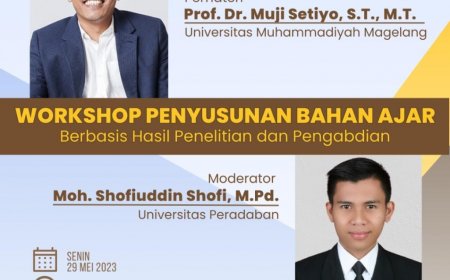 [29 Mei 2023 ] Workshop Penyusunan Bahan Ajar Berbasis Hasil Penelitian dan Pengabdian