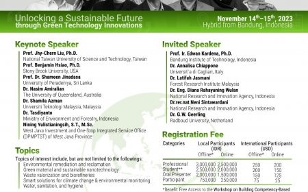 [Conference | 14 - 15 November 2023] The 7th International Symposium on Green Technology for Value Chains (GreenVC) 2023