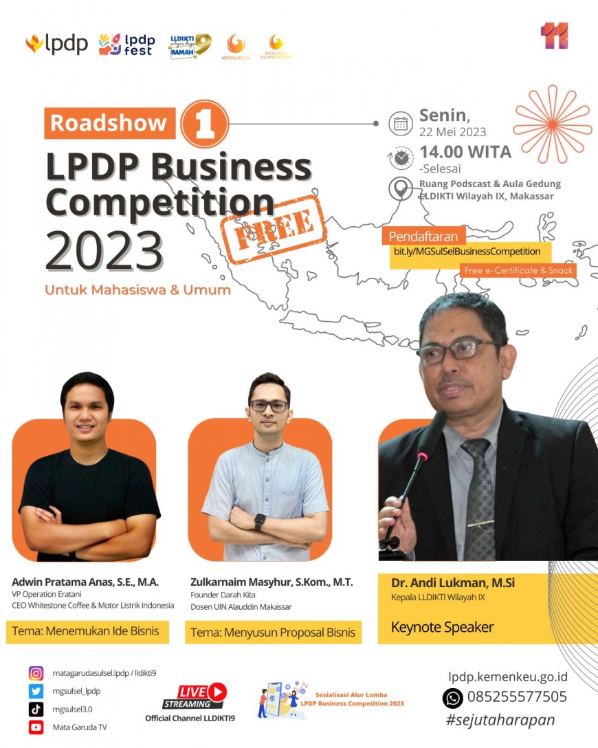 [22 Mei 2023] LPDP Business Competition 2023