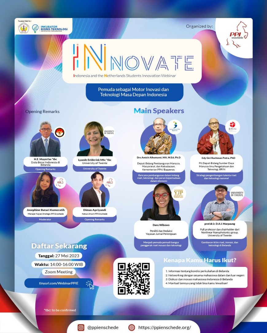 [Seminar | 27 Mei 2023] INnovate Webinar (Indonesia and the Netherlands Student Innovation)