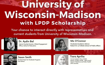 [Seminar | 6 JUni 2023] Studying in University of Wisconsin-Madison with LPDP Scholarship