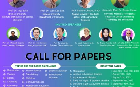 [Conference | 9 - 10 Oktober 2023] The 4th International Conference on Mathematics and Natural Sciences (IConMNS) 2023