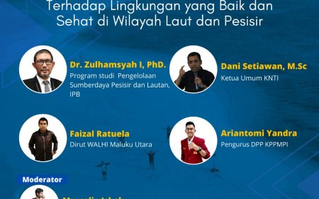 [11 Juni 2023] Pemenuhan Hak Asasi Warga Negara Terhadap Lingkungan Yang Baik Dan Sehat Di Wilayah Laut Dan Pesisir