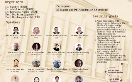 [Kesempatan Emas | 17 - 28 Juli 2023] Summer Course VU Amsterdam – Universitas Gadjah Mada 2023 | The Empire Writes Back’s Revisited: Imagination, (Post)colonial and Transnational Dialogues