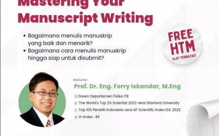 [24 Juni 2023] Mastering Your Manuscript Writing