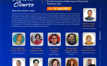 [Kesempatan Emas | 3 - 13 Juli 2023] International Summer Course 2023 by FISIP UNDIP