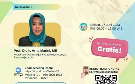 [27 Juni 2023]  Webinar Penulisan Manuskrip Untuk Guru 2023