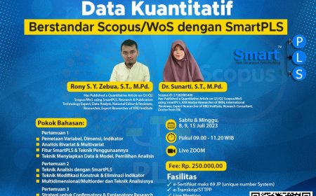 Diklat Teknik Analisis Data Kuantitatif Berstandar Scopus/WoS dengan SmartPLS