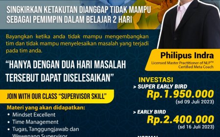 [22 & 23 Juli 2023] Training Supervisor Skill