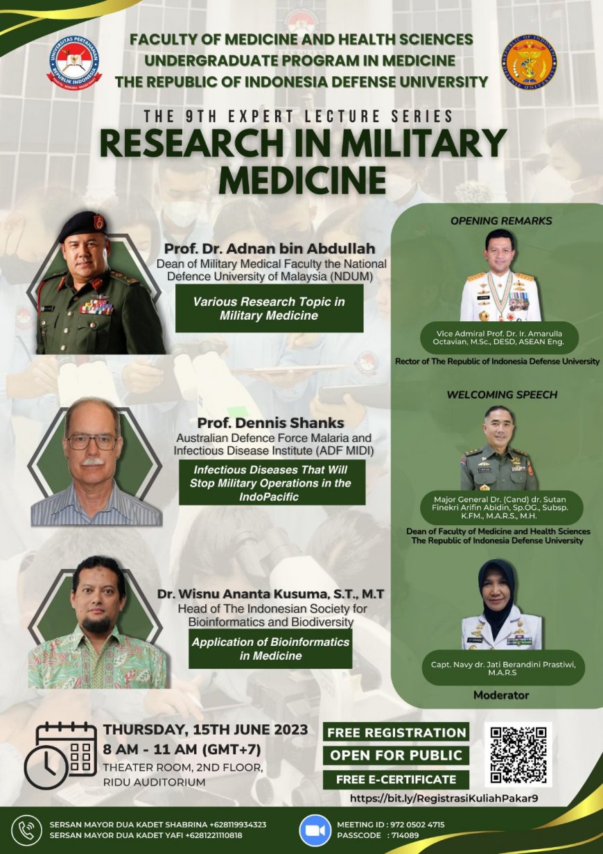 [15 Juni 2023] Research in Military Medicine