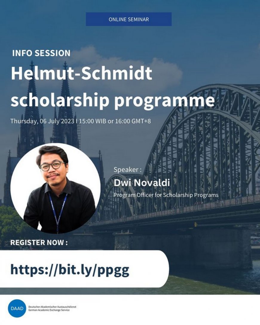 [06 July 2023] Helmut-Schmidt Scholarship Program Info Session