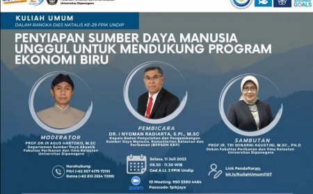 [11 Juli 2023] Penyiapan SDM Unggul untuk mendukung Program Ekonomi Biru
