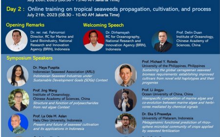[20 dan 21 Juli 2023]  International Symposium on Tropical Seaweeds Biotechnology and Applications