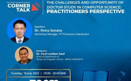 [18 July 2023] The Challenges and Opportunity of Doctor Study in Computer Science