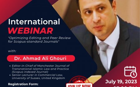 [19 Juli 2023] Optimizing Editing and Peer Review for Scopus-standard Journals