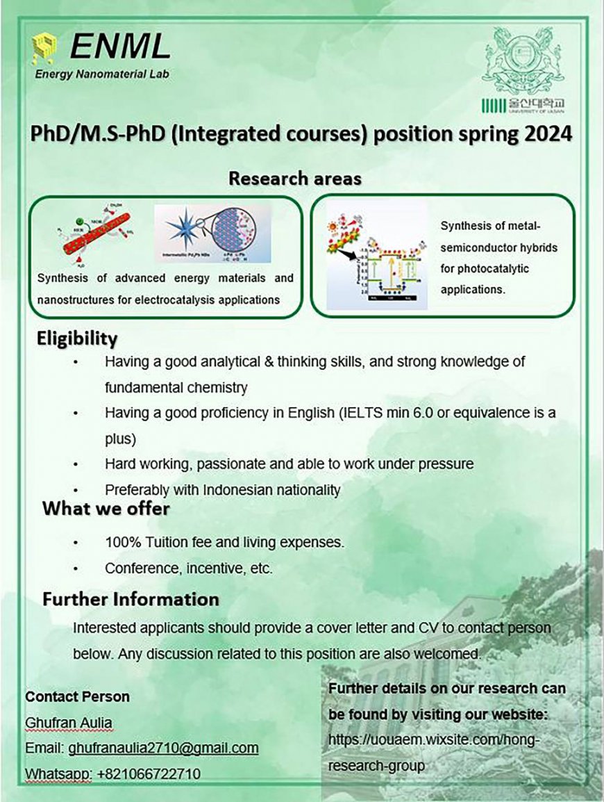 [Position Spring 2024] Hiring students for MS-PhD- Integrated course