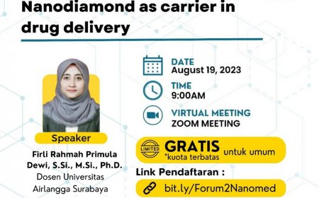 [19 Agustus 2023] Nanodiamond as carrier in drug delivery