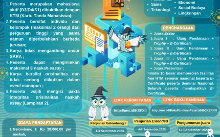 [16 September 2023] KOVALEN EDU FAIR XIII: CALL FOR NATIONAL ESSAY COMPETITION