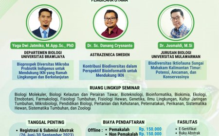 [14 Oktober 2023] SEMINAR NASIONAL BIOLOGI Ke-5 FMIPA Universitas Mulawarman