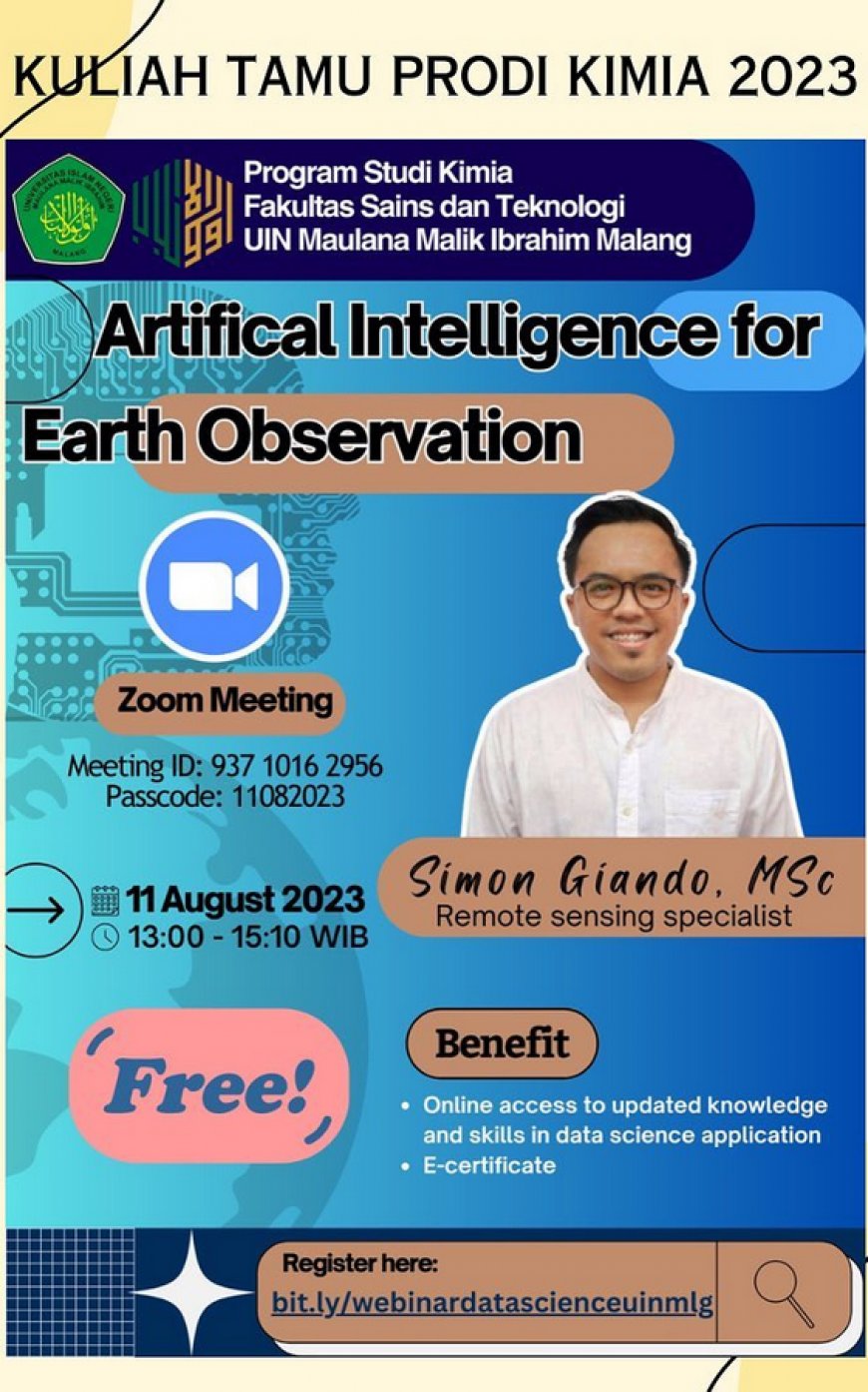 [11 Agustus 2023] Artificial Intellegence for Earth Observation