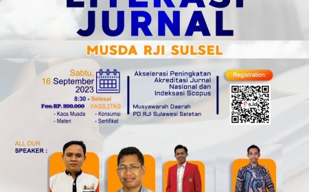 [16 September 2023] RJI Event | Akselerasi Akreditasi Jurnal Nasional dan Indeksasi Internasional Scopus