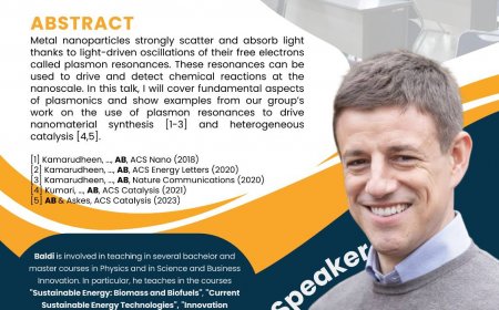 [13 September 2023] Plasmonic Chemistry: Activating Chemical Reaction with Metal Nanoparticle