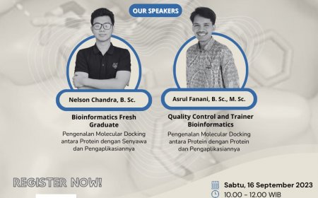 [16 September 2023] Pengenalan Molecular Docking Tingkat Dasar dan Aplikasinya