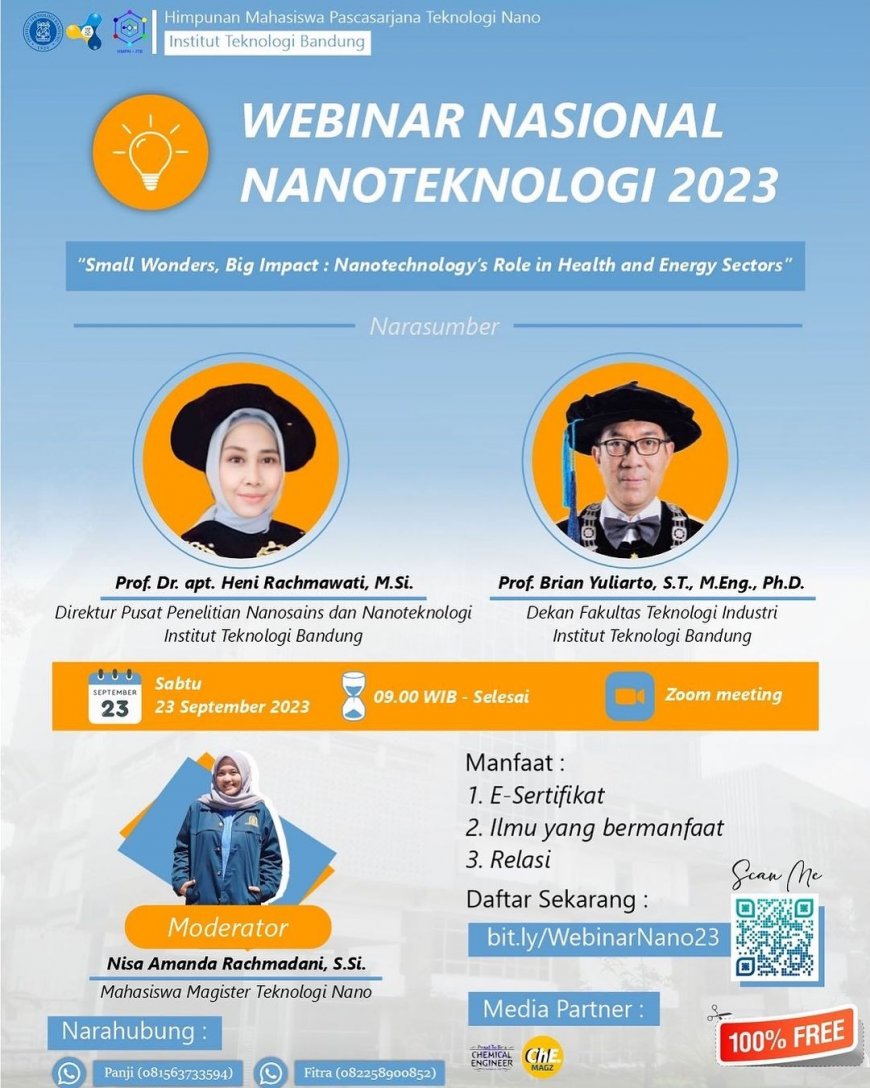 [23 September 2023] Webinar Nasional Nanoteknologi 2023