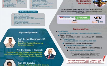 [Conference | 28 - 29 Februari 2024] The 11th International Conference on Sustainable Energy Engineering and Application 2024 (ICSEEA 2024)