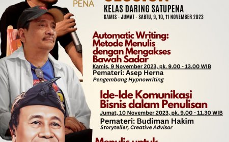 [Workshop | 9 - 11 November 2023] Creative Writing Session | Kelas Daring Satupena