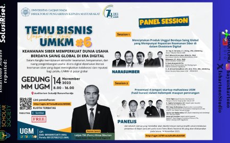 [Workshop | 14 November 2023] Temu Bisnis Nasional UMKM #6 Universitas Gadjah Mada