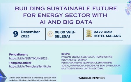[Seminar | 9 Desember 2023] Seminar Nasional Teknologi Industri, Lingkungan, dan Infrastuktur (SENTIKUIN 2023)