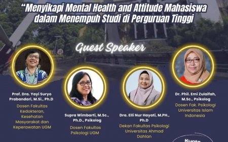 [Seminar | 2 Desember 2023] Seminar Nasional : Menyikapi Mental Health and Attitude Mahasiswa dalam Menempuh Studi di Perguruan Tinggi
