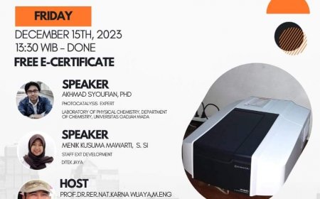 [15 Desember 2023] THE ROLE OF UV-Vis RESPONSIVE SEMICONDUCTORS IN ACCELERATING PHOTOCATALYSIS
