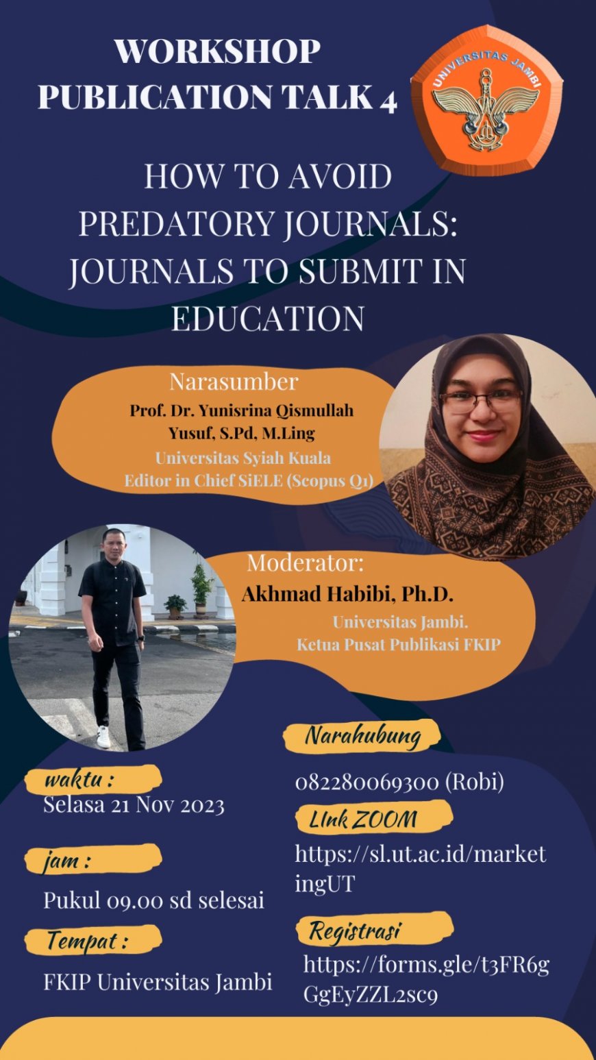 [Seminar | 21 November 2023] How to Avoid Predatory Journals: Journals to Submit in Education