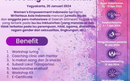 [Deadline 31 Desember 2023] Workshop Inclusive Writing for Young Professionals 2023 