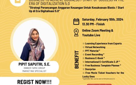 [10 Feb 2024] International Business Seminar Financial and Planning for Business