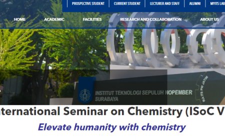 [9-10 July 2024] International Seminar on Chemistry (ISoC VI)