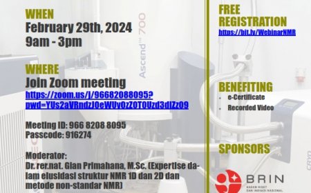 [Webinar | 29 Februari 2024] Understanding NMR: Basic Principles of NMR and Data Processing Using TopSpin