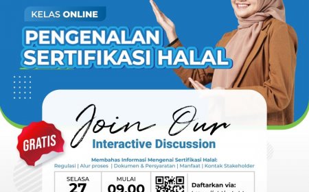 [27 Februari 2024] Kelas Online Pengenalan Sertifikasi Halal