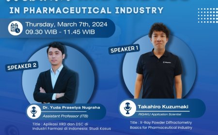 [Webinar | 7 Maret 2024] XRD and DSC in Pharmaceutical Industry