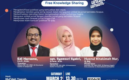 [Webinar | 2 Maret 2024] Scopus Publication