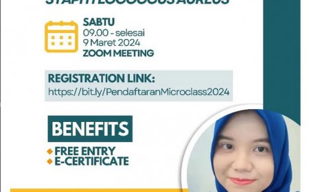 [ 9 Maret 2024 ]  Resistensi Antibiotik pada Staphylococcus aureus