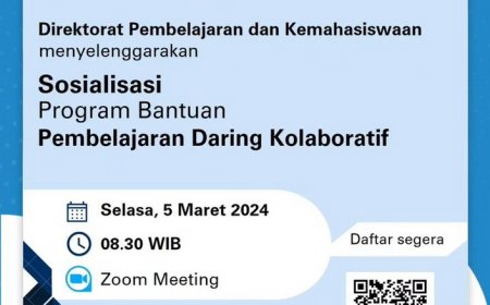 [ 5 Maret 2024 ] Sosialisasi Program Bantuan Pembelajaran Daring Kolaboratif (PDK) Tahun 2024